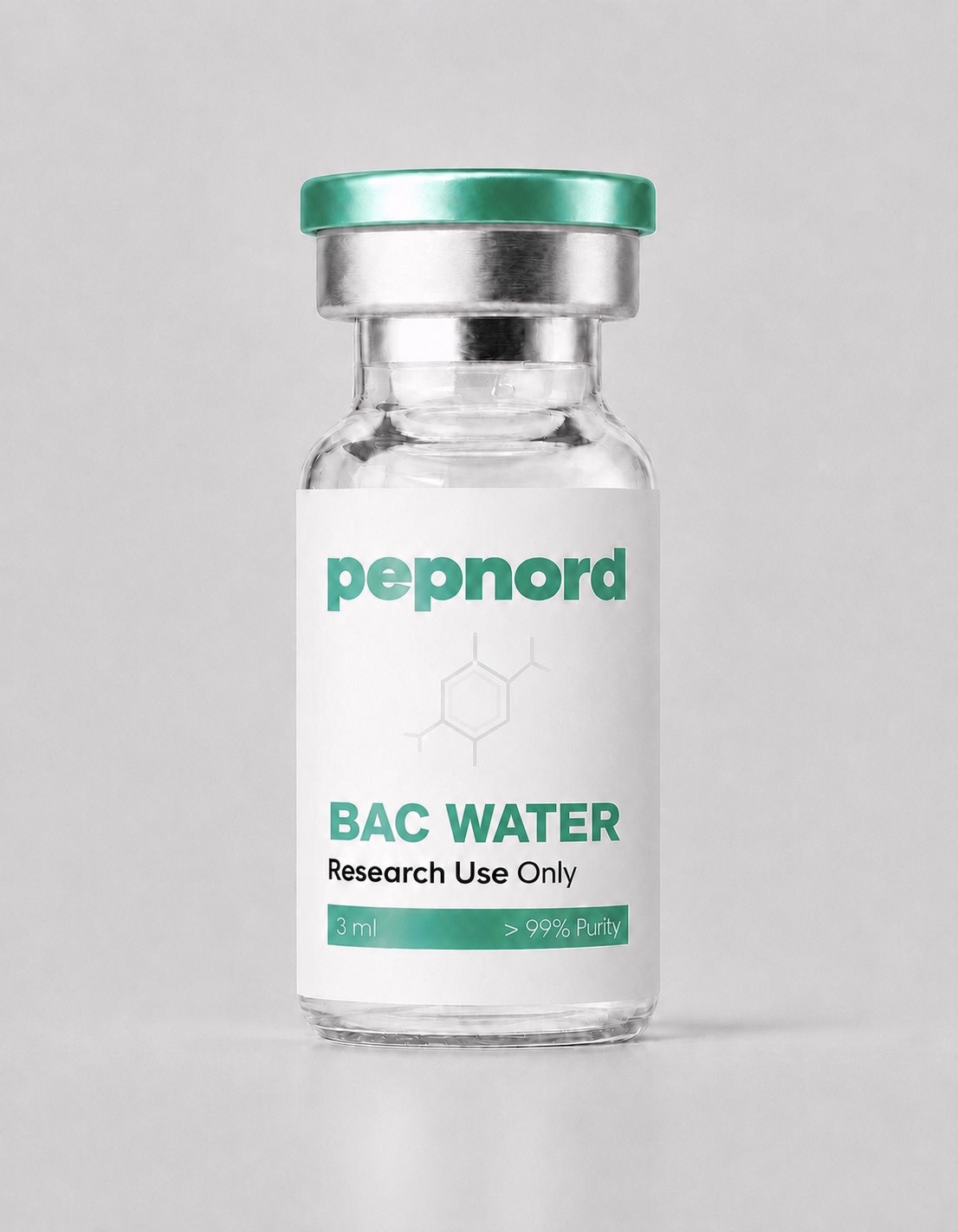 PepNord Bacteriostatic Water 3 ml